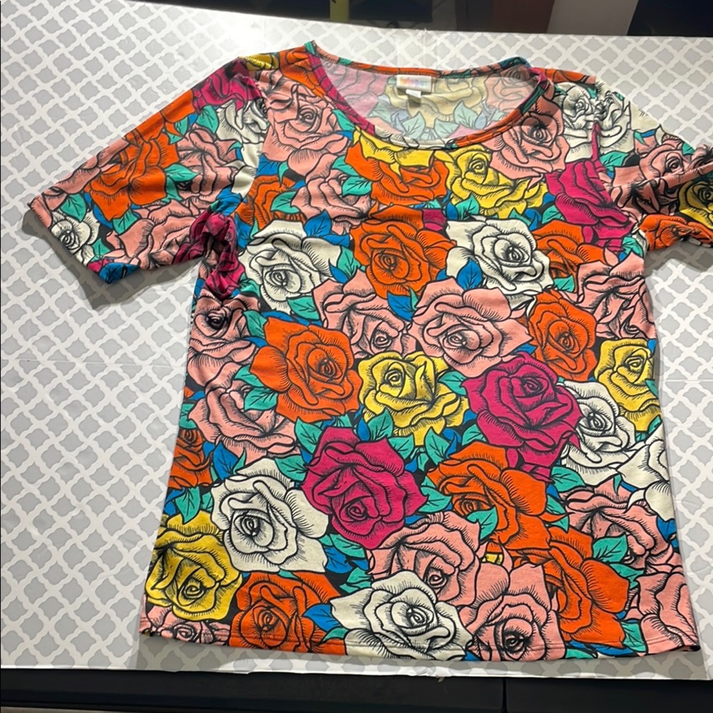 Floral Multicolor Women's Top